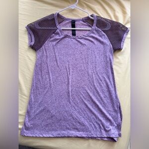 RBX Lavender Mesh Sleeve Tee